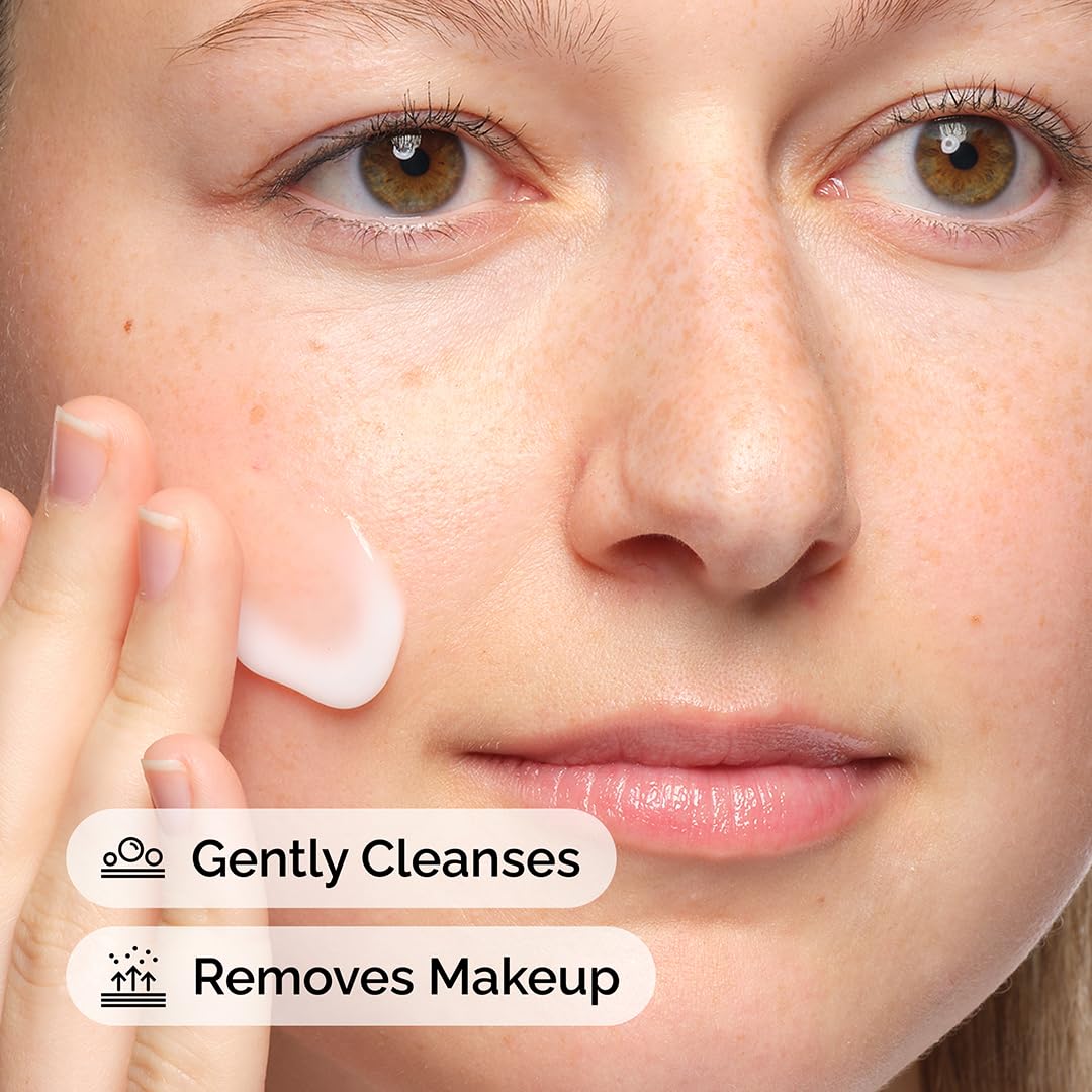 The Ordinary Glycolipid Cream Cleanser, Gentle Makeup Removal with Plant-Derived Glycolipid Agents, 5.1 Fl Oz