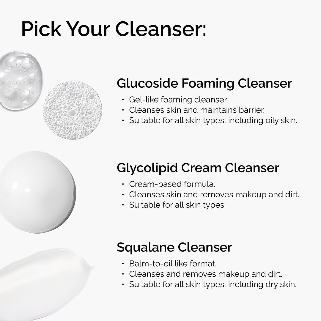 The Ordinary Glycolipid Cream Cleanser, Gentle Makeup Removal with Plant-Derived Glycolipid Agents, 5.1 Fl Oz