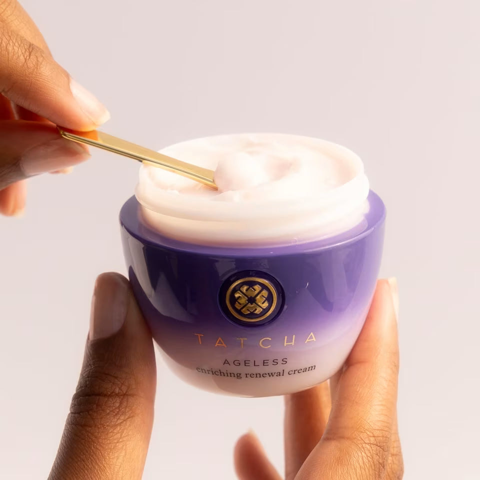 TATCHA Ageless Enriching Renewal Cream | Moisturizing Skin Cream for Firmer Skin to Reduce Appearance of Fine Lines and Wrinkles | 55 ml / 1.86 oz