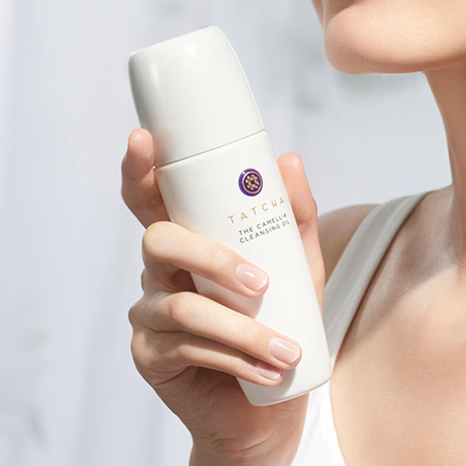 TATCHA Pure One Step Camellia Cleansing Oil | 2 in 1 Makeup Remover Oil & Face Wash | 150 ml / 5.1 oz