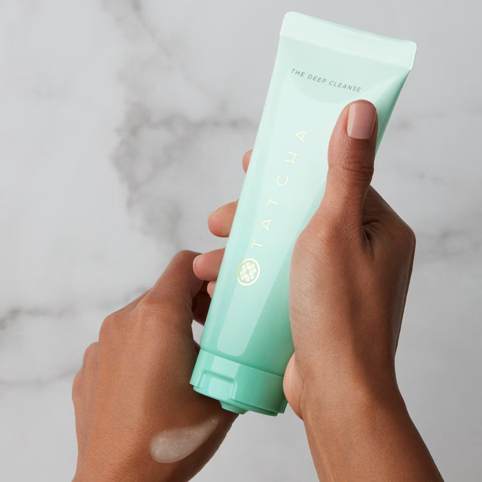 TATCHA The Deep Cleanse | Deep, Gentle Exfoliating Cleanser, Lifts Dirt, Minimizes Excess Oil & Unclogs & Tightens Pores