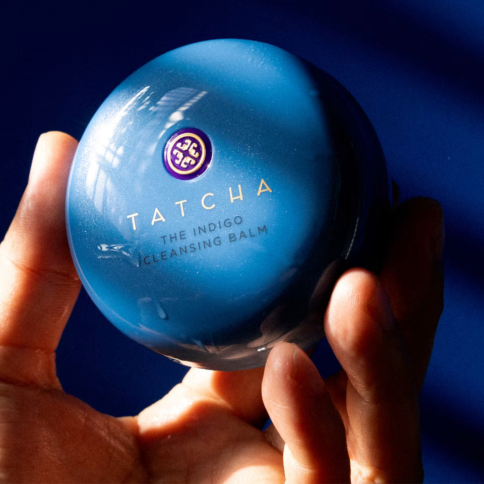 TATCHA The Indigo Cleansing Balm | Gentle Moistuirizing Cleanser, Fragrance-Free, Buttery-Soft Balm that Melts to Gently Cleanse & Remove Makeup | 1.9 oz