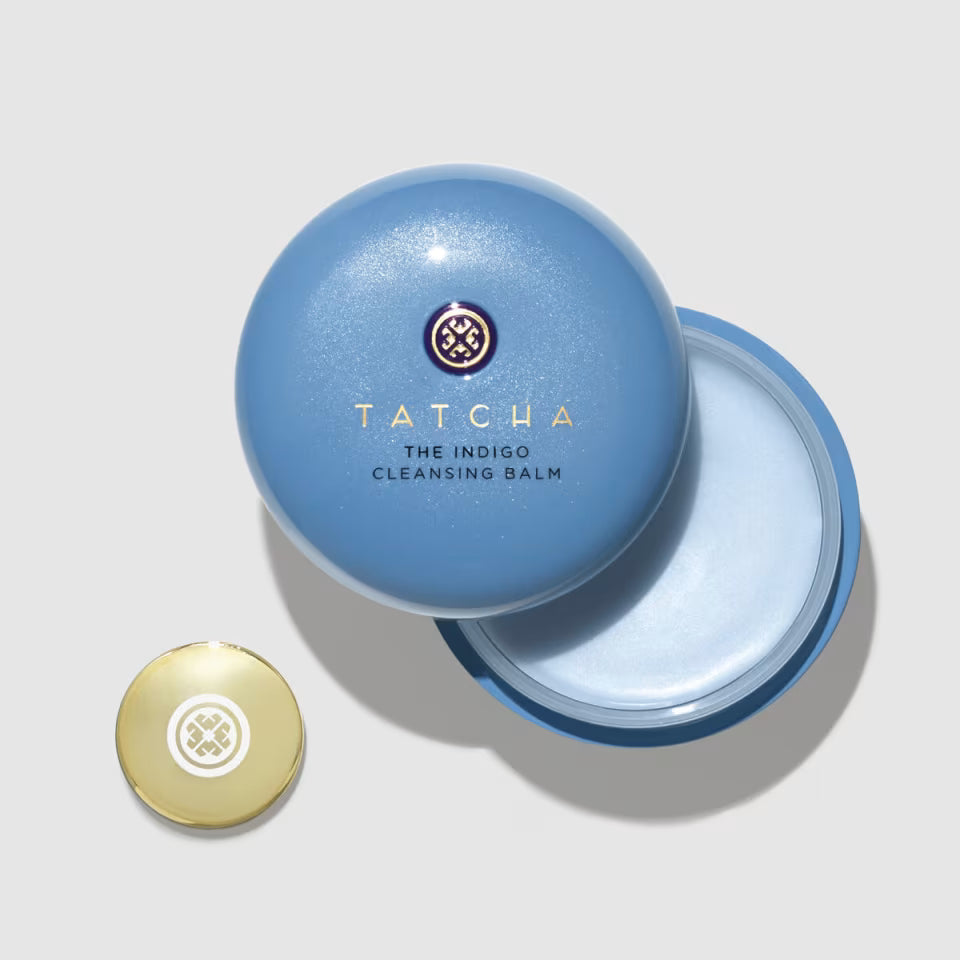 TATCHA The Indigo Cleansing Balm | Gentle Moistuirizing Cleanser, Fragrance-Free, Buttery-Soft Balm that Melts to Gently Cleanse & Remove Makeup | 1.9 oz