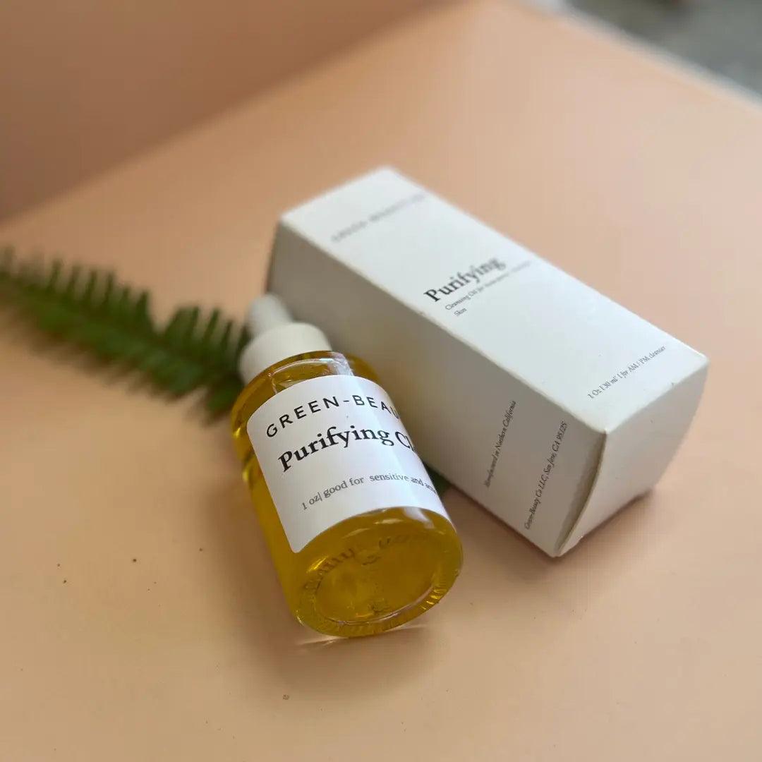 Vegan Ayurvedic Cleanser: Purifying Cleaning Oil (Pitta) Green-Beauty Co