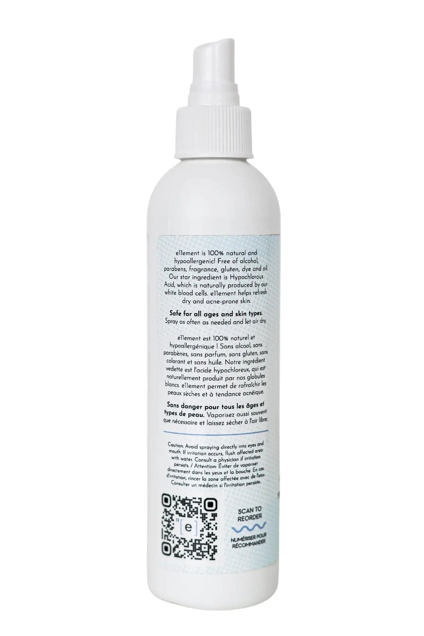 e11ement Hypochlorous Acid Face and Skin Spray - Safe for Use on Acne Prone Skin