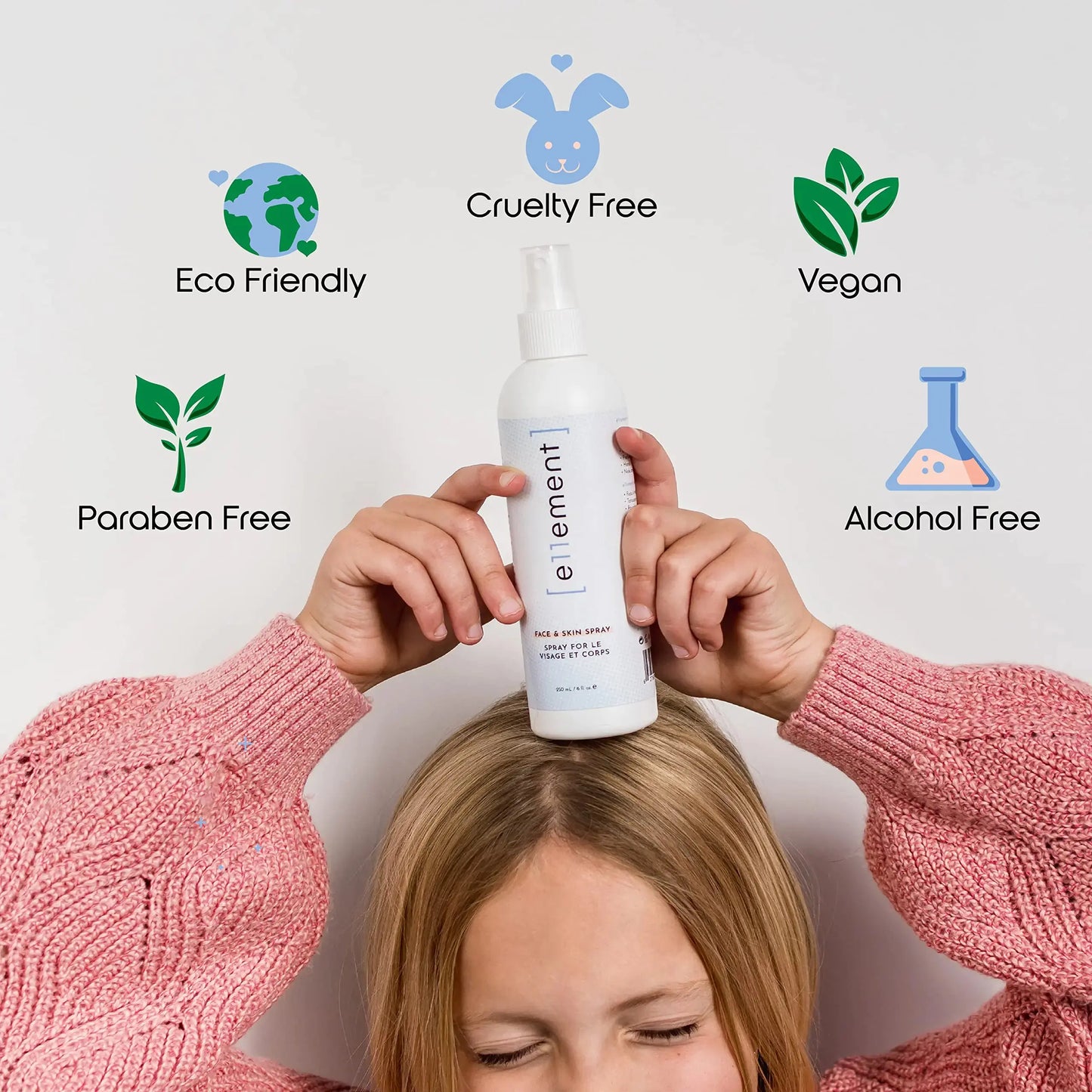 e11ement Hypochlorous Acid Face and Skin Spray - Safe for Use on Acne Prone Skin