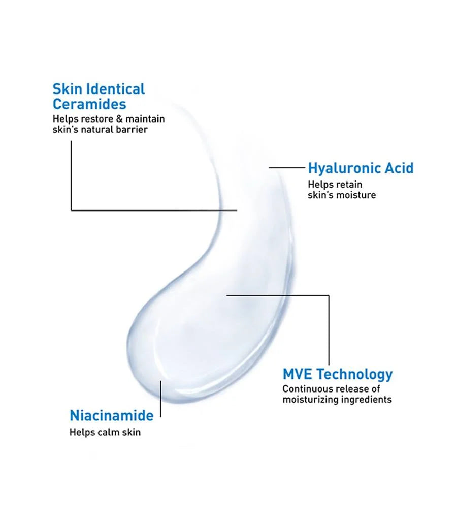 CeraVe Ultra-Light Moisturizing Gel, Hydrating Gel Face Moisturizer For Men & For Women with Ceramides, Niacinamide, Hyaluronic Acid, Fragrance Free, Oil-Free, Mattifying Moisturizer, 1.75 FL Oz