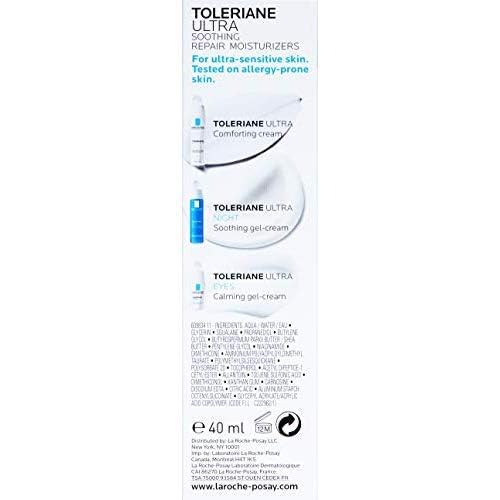 La Roche-Posay Toleriane Dermallergo Night Cream for Face, Intense Soothing Moisturizer with Vitamin E, Allergy Tested, for Sensitive Skin, Formerly Toleriane Ultra Night