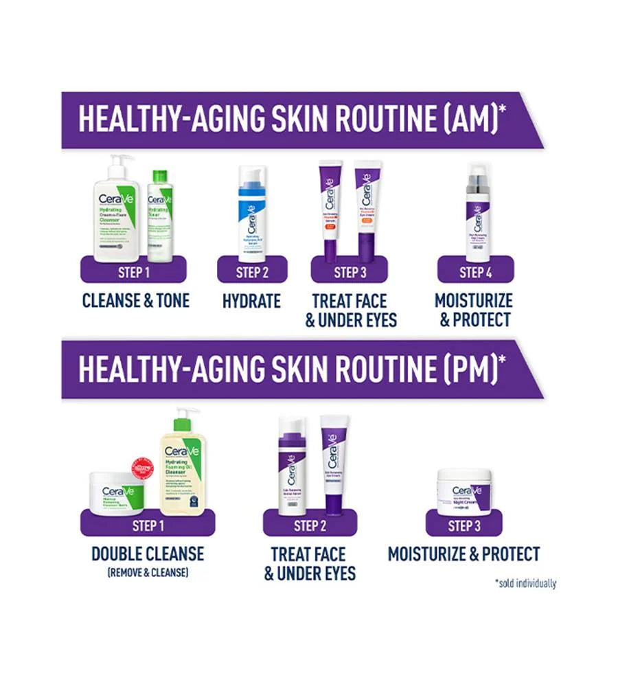 CeraVe Anti-Aging Face Cream SPF 30, Anti-Wrinkle Retinol Cream with Hyaluronic Acid and Ceramides, 1.76 oz