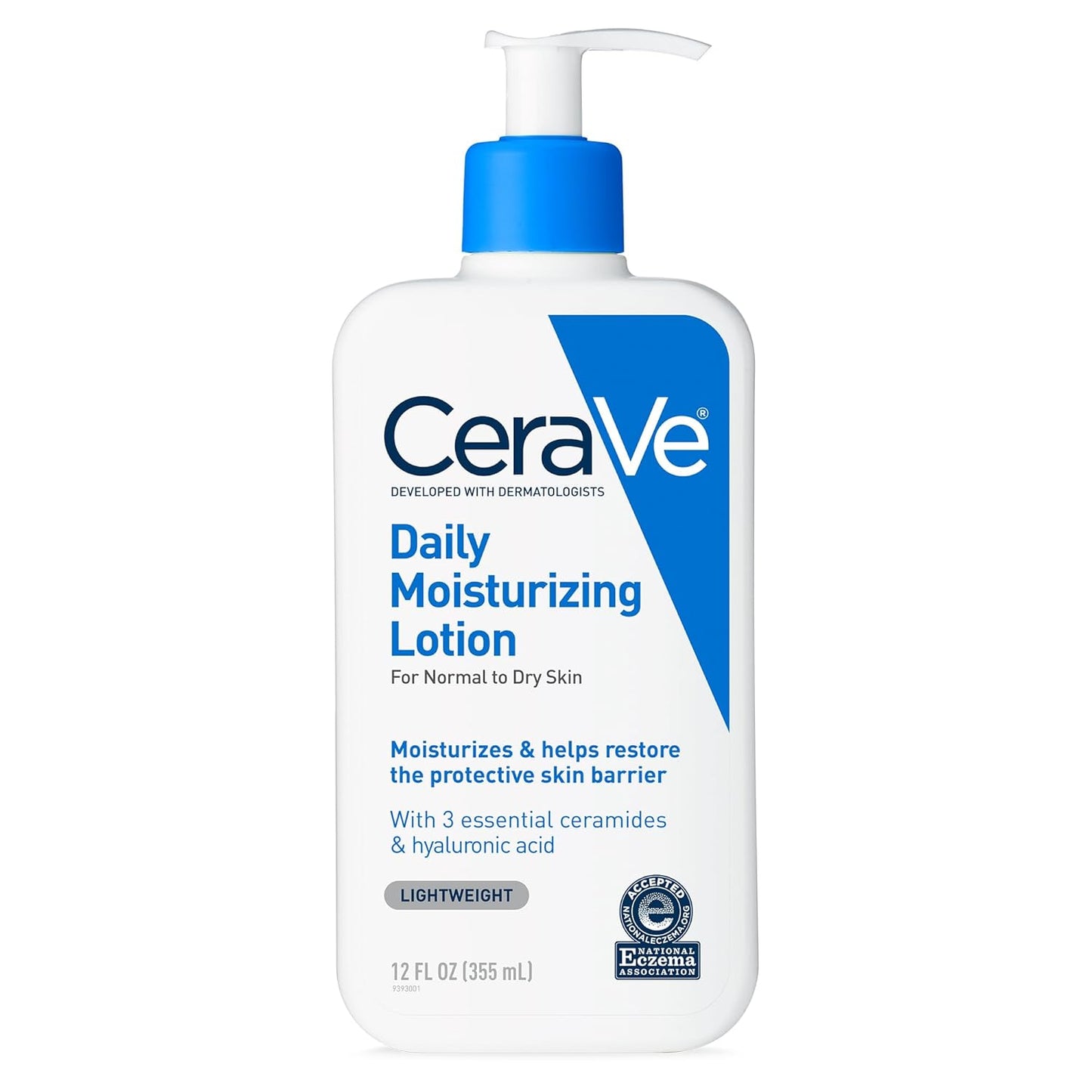 CeraVe Daily Moisturizing Lotion for Dry Skin, Body Lotion & Face Moisturizer with Hyaluronic Acid and Ceramides, Daily Moisturizer, Fragrance Free, Oil-Free