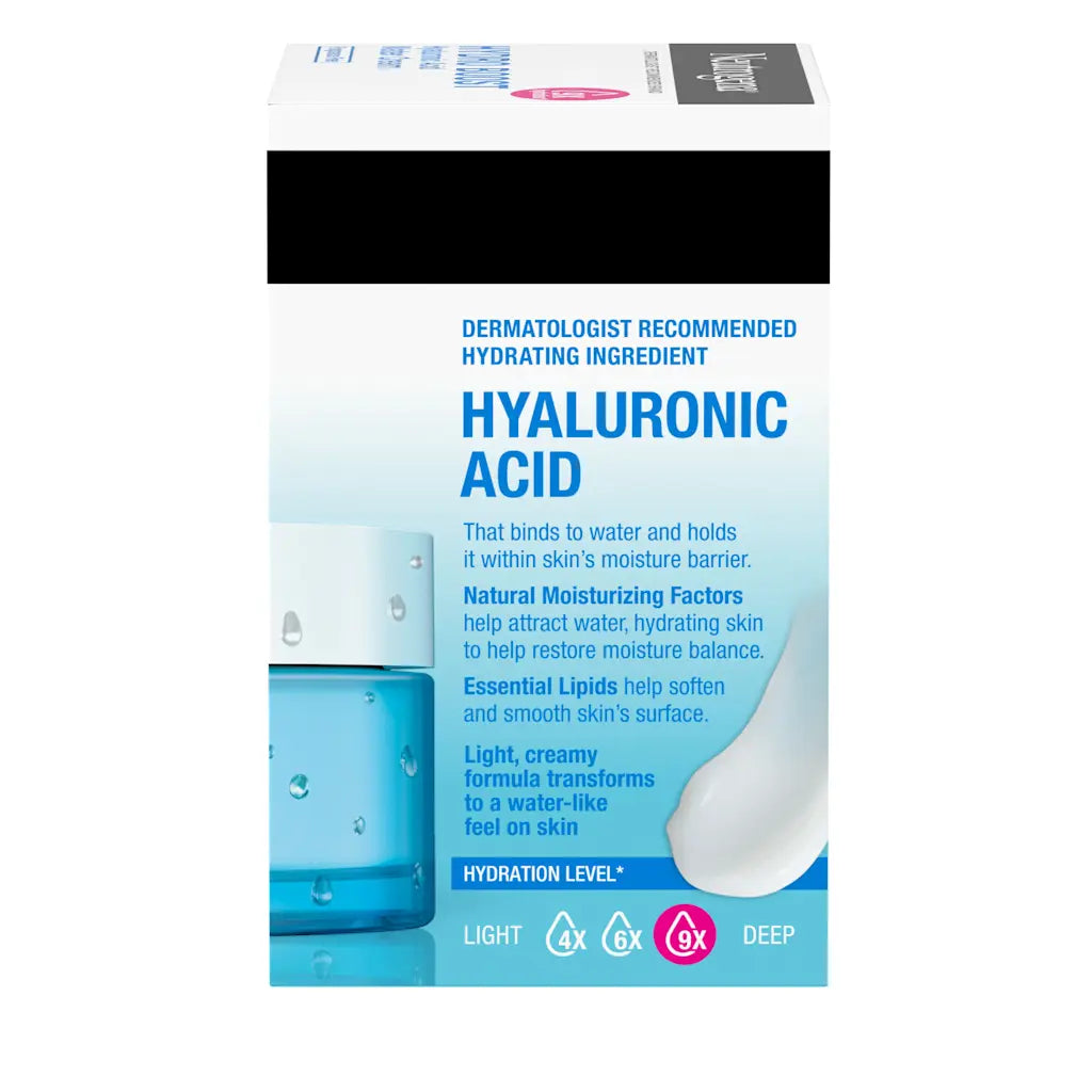 Neutrogena Hydro Boost Skincare Set, Hydro Boost Fragrance Free Gel Cream Face Moisturizer, 1.7 fl oz, & Trial Size Hydro Boost Fragrance Free Hydrating Gel Facial Cleanser, 0.5 fl oz