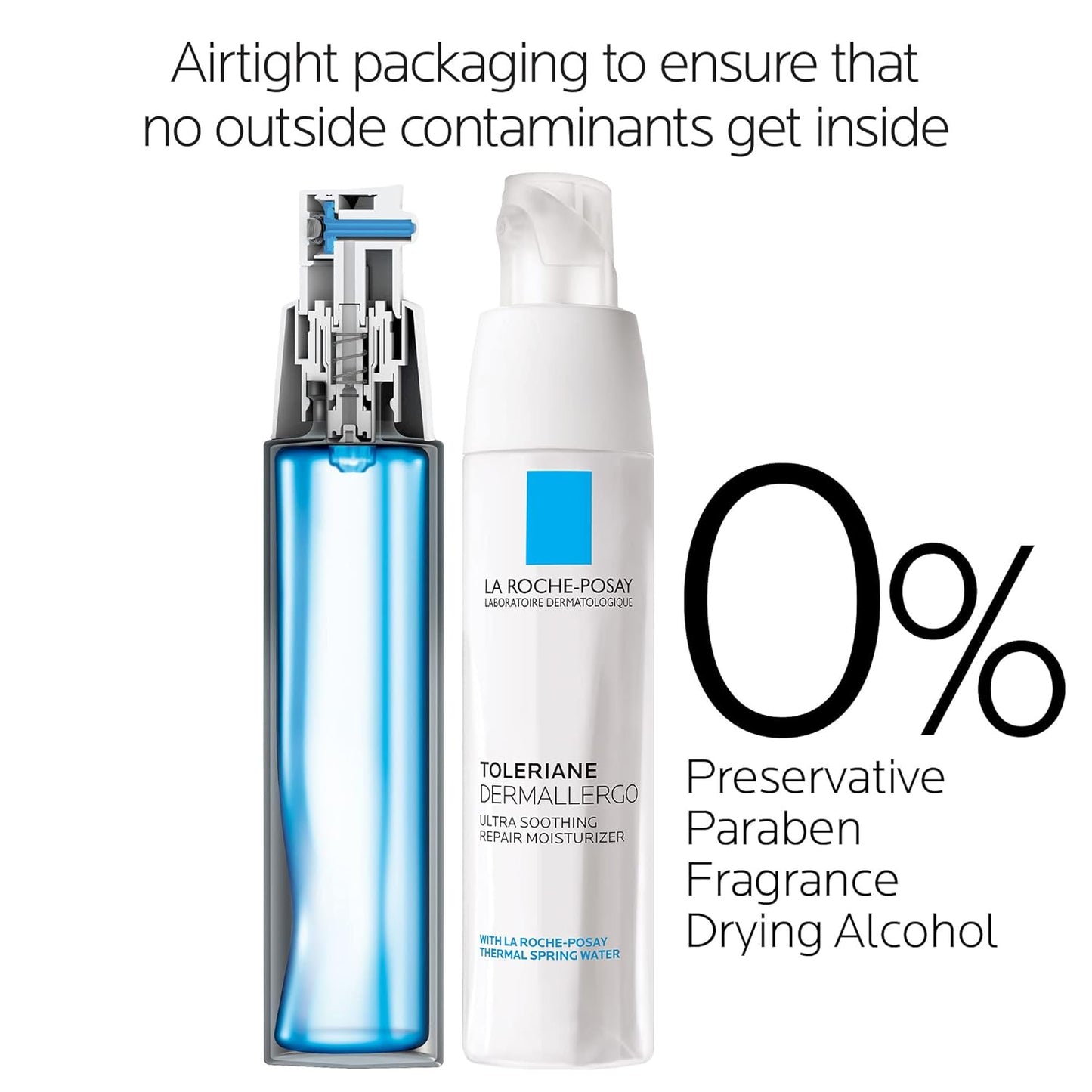 La Roche-Posay Toleriane Dermallergo Ultra Soothing Repair Face Moisturizer for Sensitive Skin, Gentle Moisturizing Face Cream for Dry Skin, Packaging May Vary, Formerly Toleriane Ultra