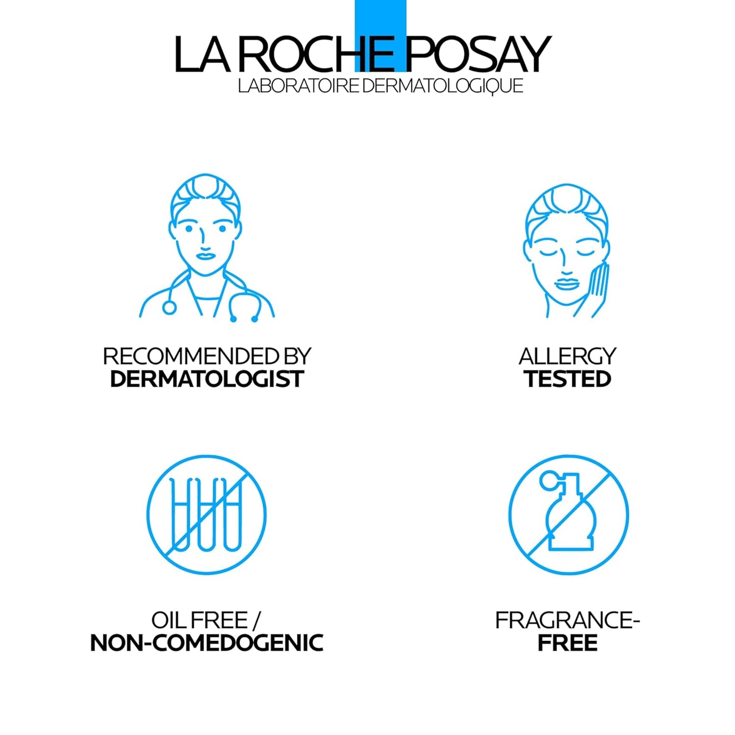 La Roche-Posay Toleriane Double Repair Matte Face Moisturizer, Daily Moisturizer For Oily Skin With Ceramide And Niacinamide For All Skin Tones, Oil Free, Non-Comedogenic, Available with SPF 30