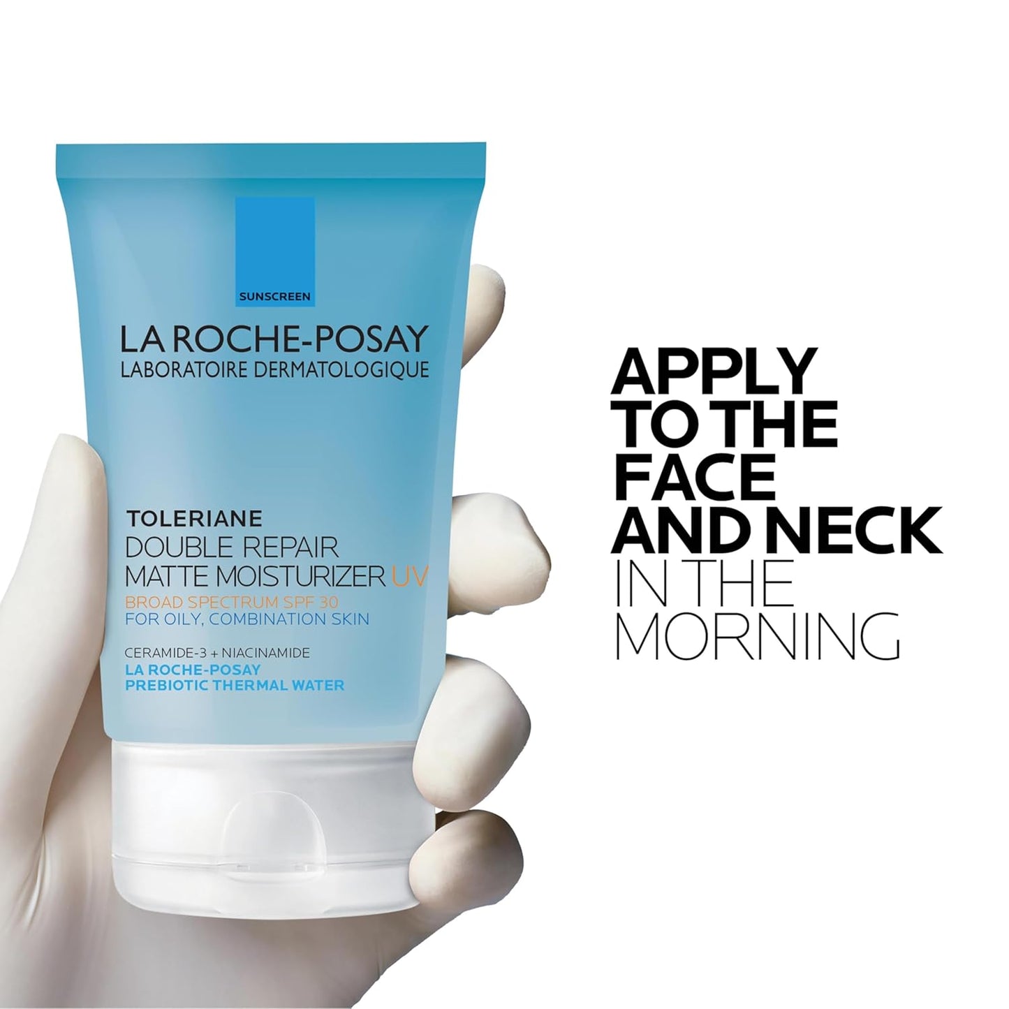 La Roche-Posay Toleriane Double Repair Matte Face Moisturizer, Daily Moisturizer For Oily Skin With Ceramide And Niacinamide For All Skin Tones, Oil Free, Non-Comedogenic, Available with SPF 30
