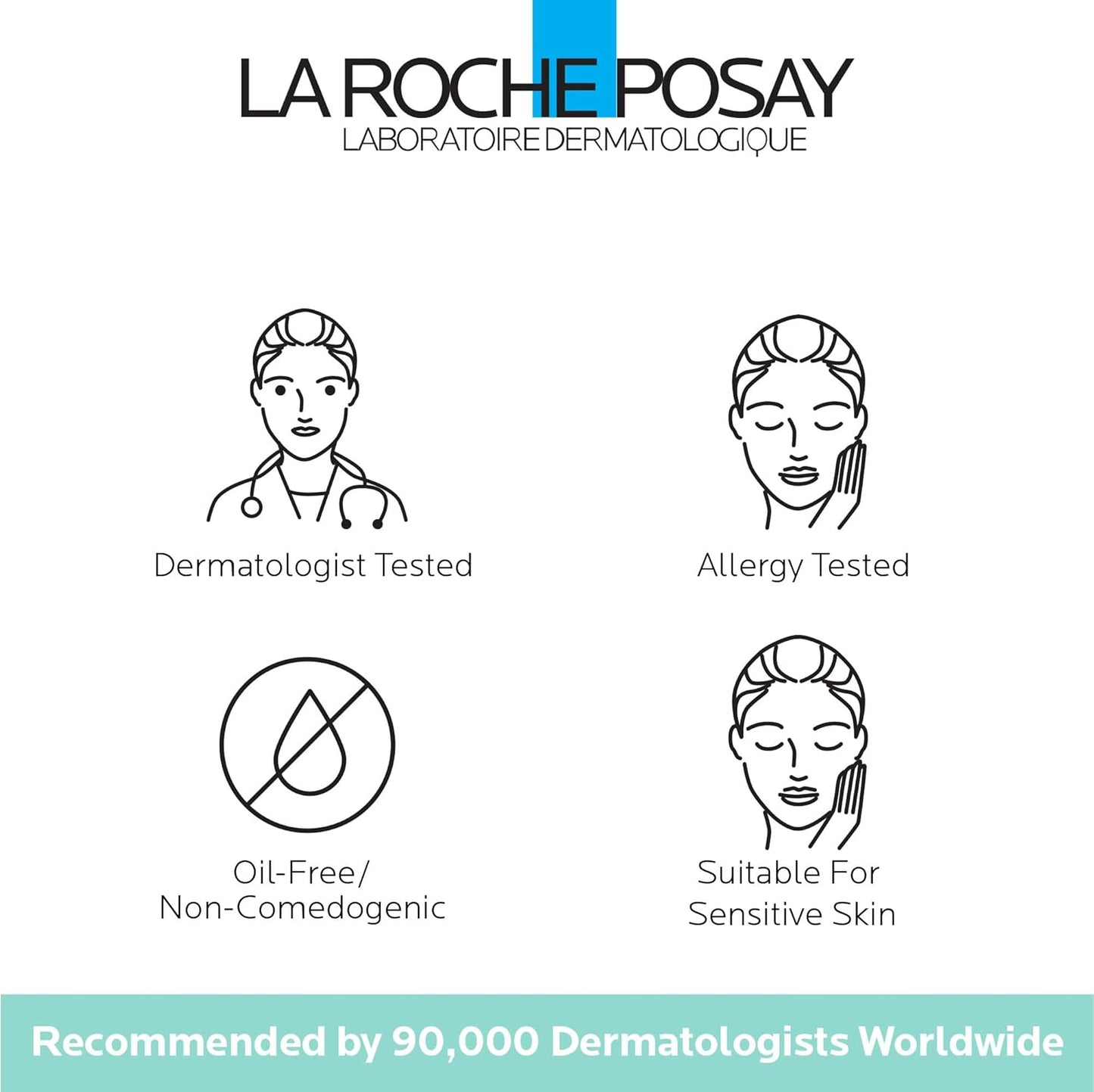 La Roche-Posay Hydraphase HA Light Face Moisturizer, Hyaluronic Acid Face Moisturizer with 72HR Hydration, Oil Free & Non-Comedogenic, 50 ML, 1.69 fl. oz.