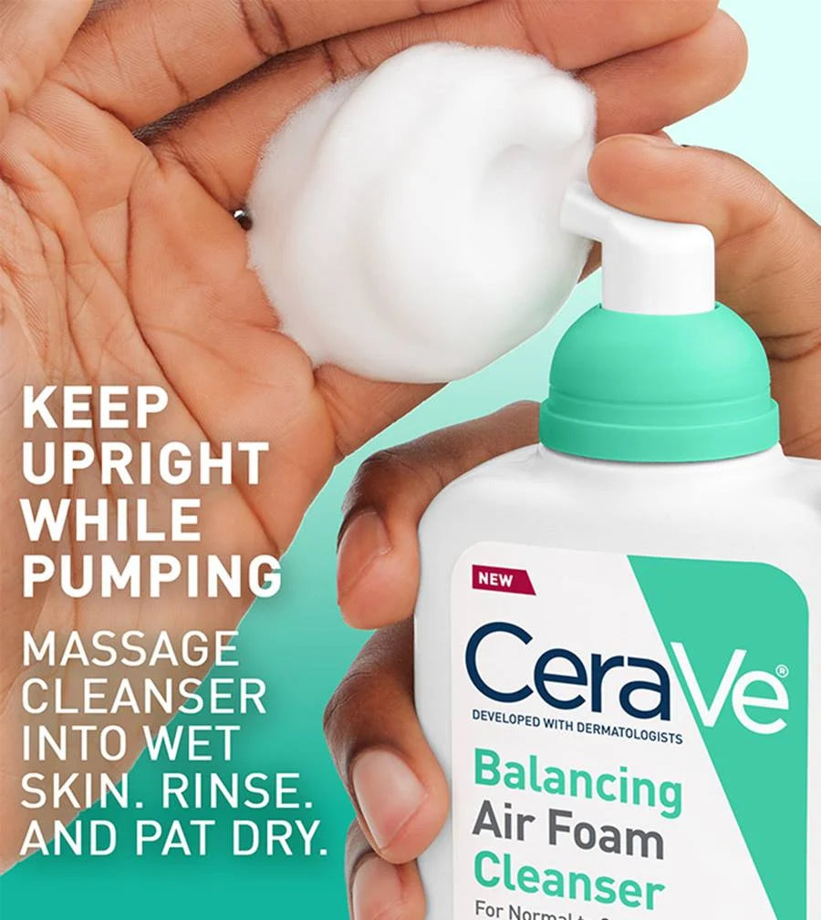 CeraVe Acne Foaming Cream Cleanser, 4% Benzoyl Peroxide Face Wash With Hyaluronic Acid, Niacinamide & Ceramides, Gentle Daily Acne Treatment For Face