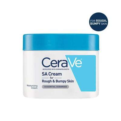 CeraVe Moisturizing Cream with Salicylic Acid, Exfoliating Body Cream with Lactic & Hyaluronic Acid, Niacinamide, and Ceramides, Fragrance Free & Allergy Tested, 12 Ounce
